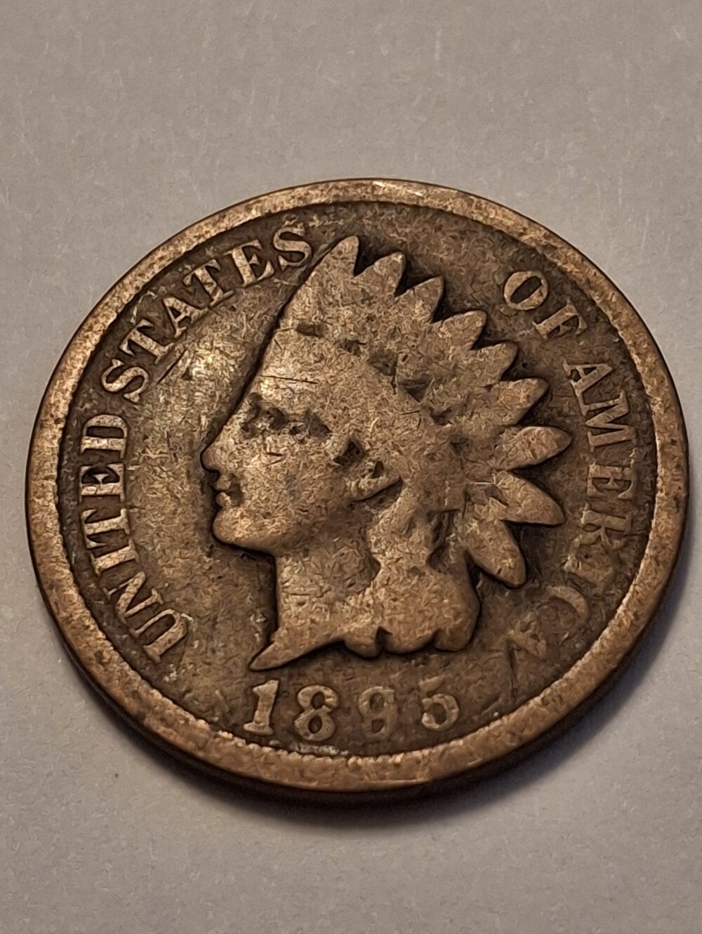 1895 Indian Head Copper Penny